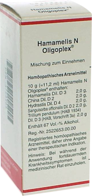 HAMAMELIS N Oligoplex Liquidum